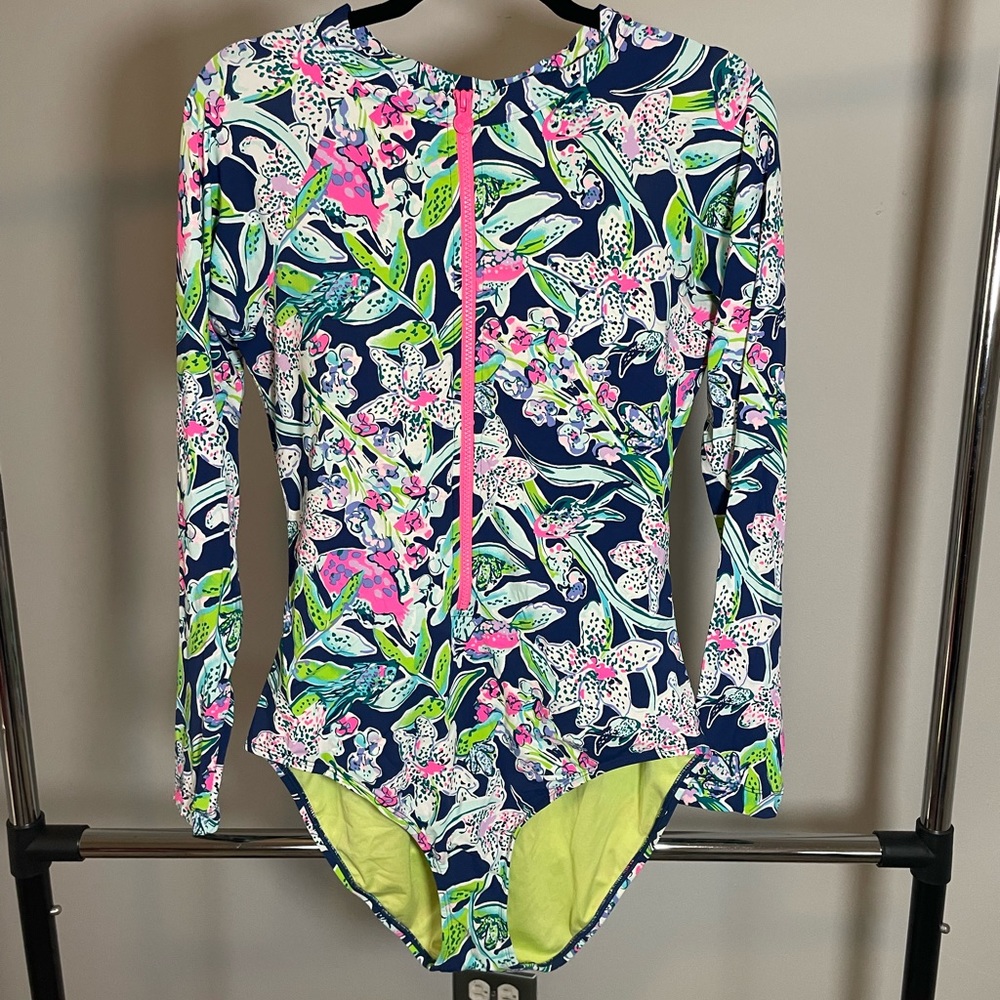 Lilly Pulitzer long sleeve bathing suit